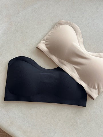 無痕防滑平口內衣-黑色