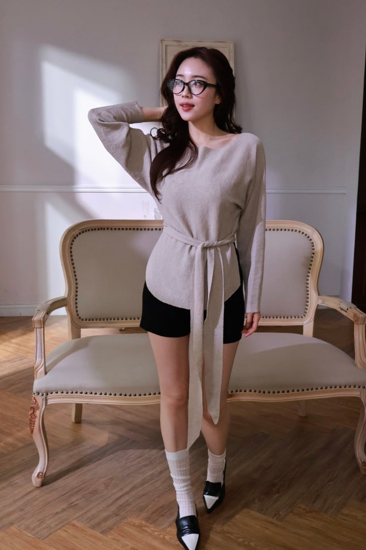 樂福撞色尖頭鞋-黑