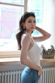 掛脖美背Bar top-白