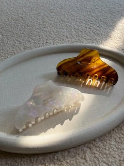 摩登貝殼抓夾－琥珀