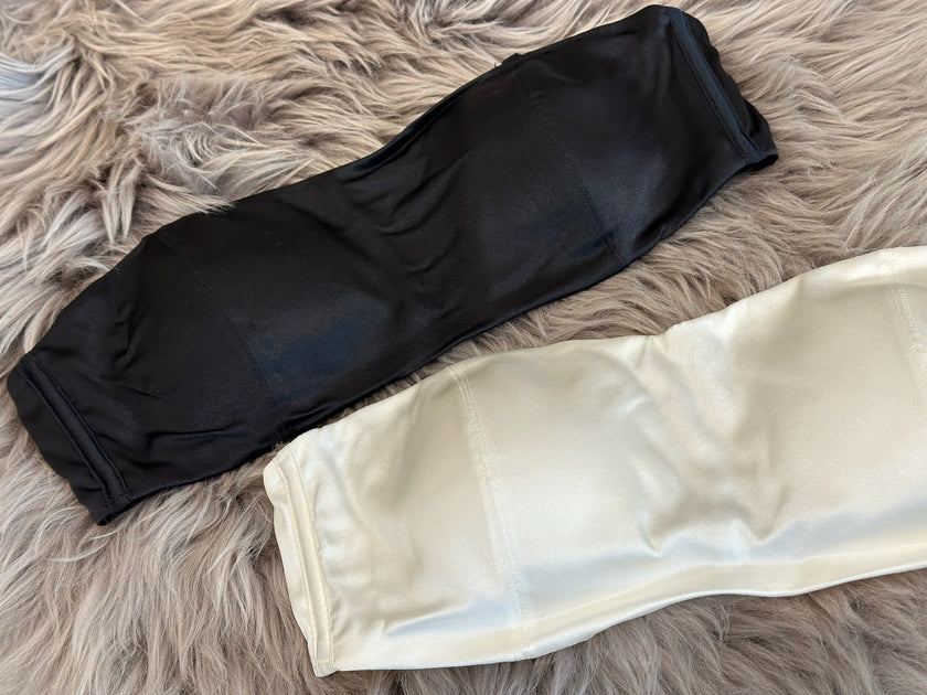 真絲緞面平口內衣組