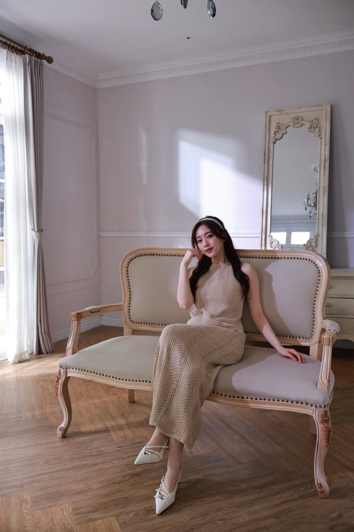 miu系三釦尖頭鞋-白