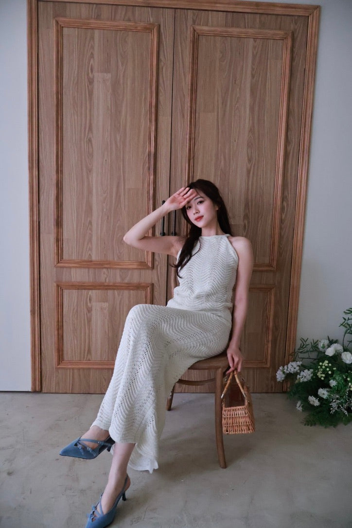 miu系三釦尖頭鞋-藍