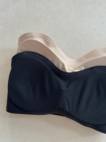 無痕防滑平口內衣-黑色