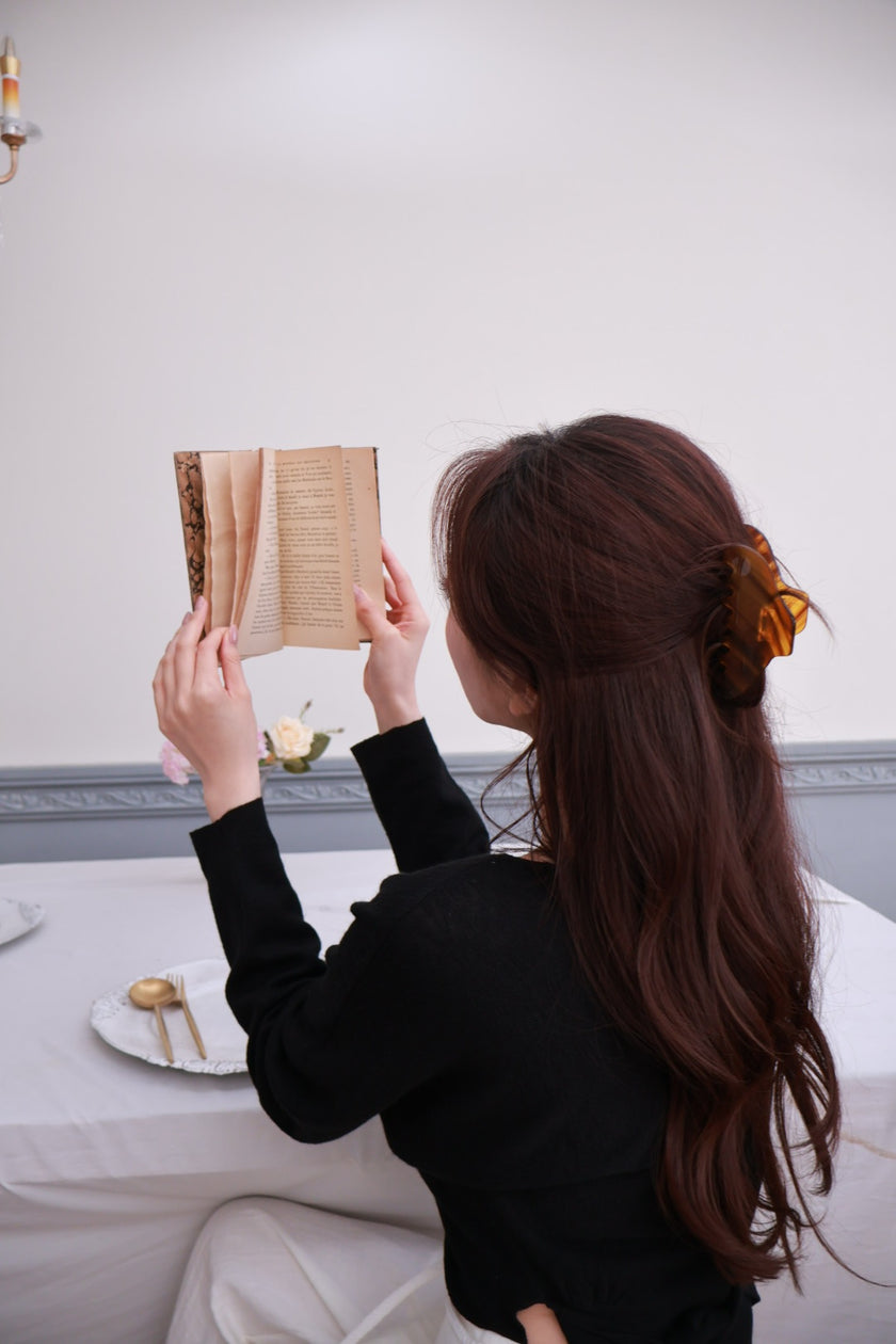 摩登貝殼抓夾－琥珀