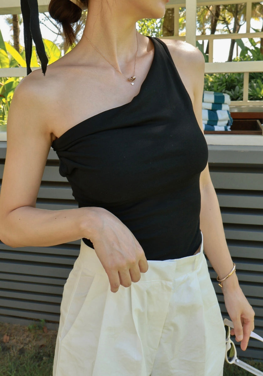 夏日多穿法bra top-黑