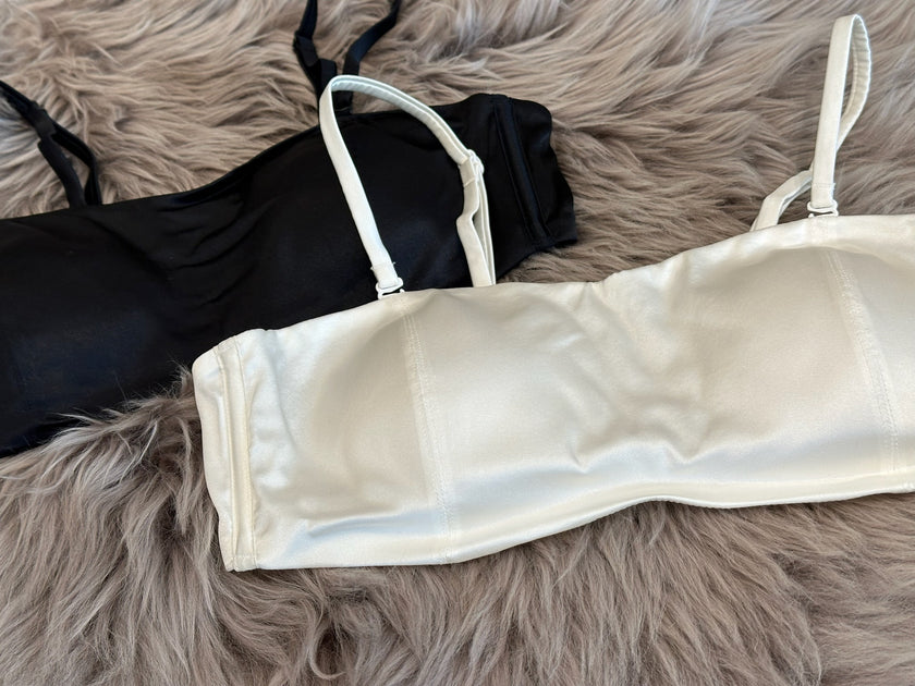 真絲緞面平口內衣組