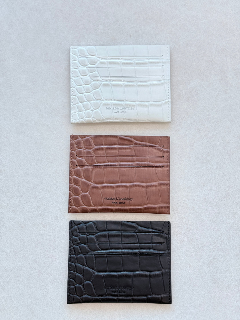 博主真皮質感卡夾