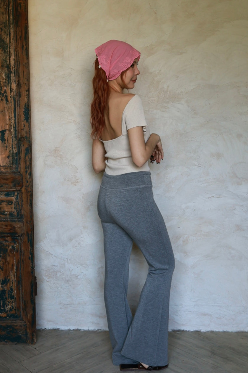 空氣感運動休閒褲-灰