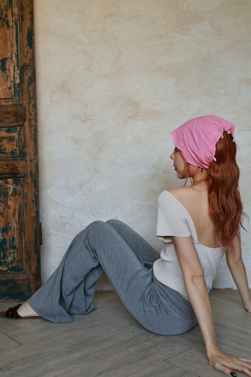 空氣感運動休閒褲-灰