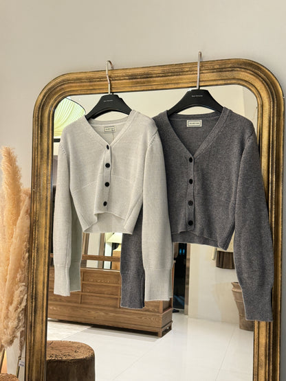 European and American fine glitter knitted jacket