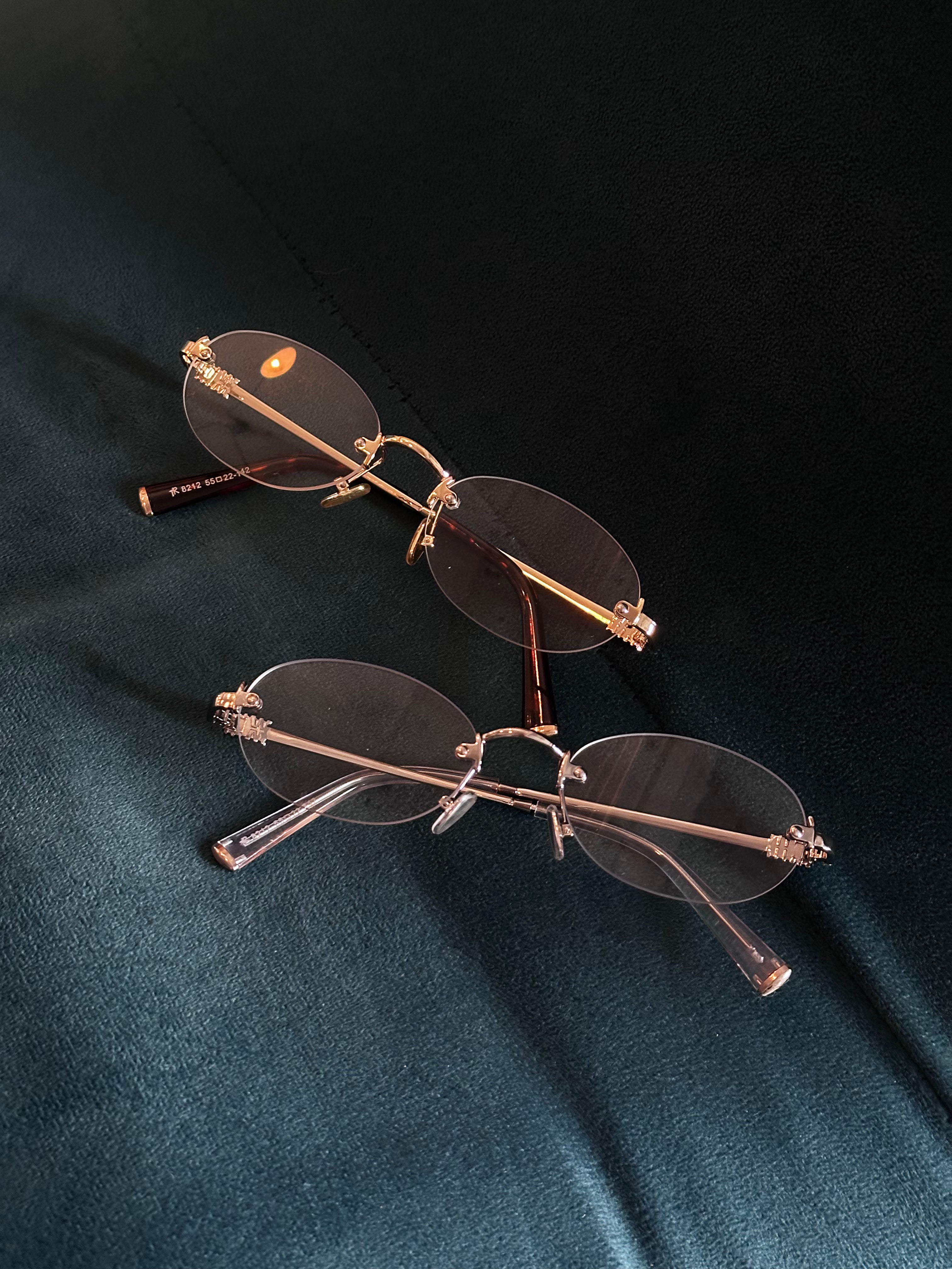 高智感金屬無框眼鏡