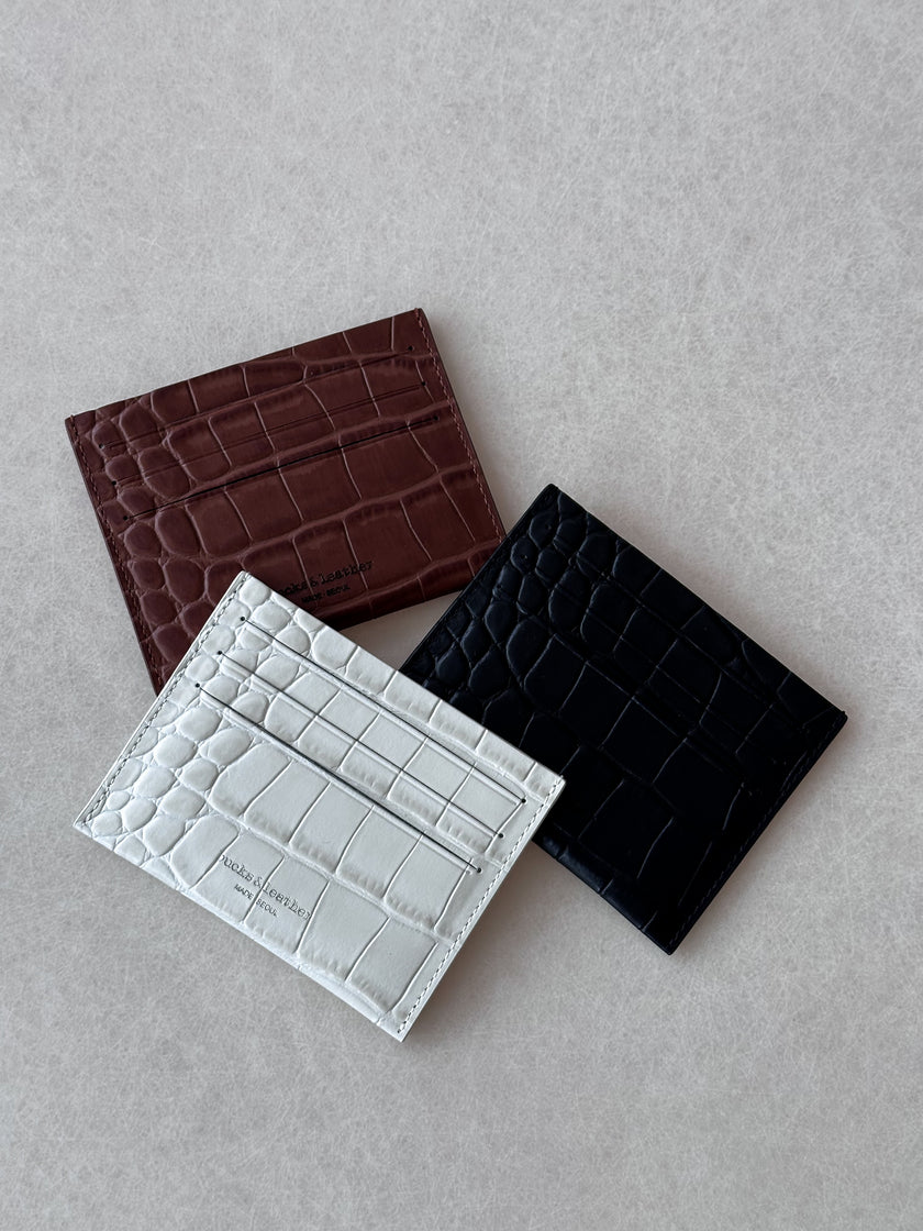 博主真皮質感卡夾