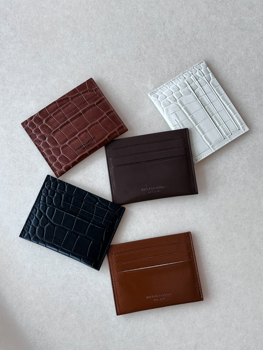 博主真皮質感卡夾