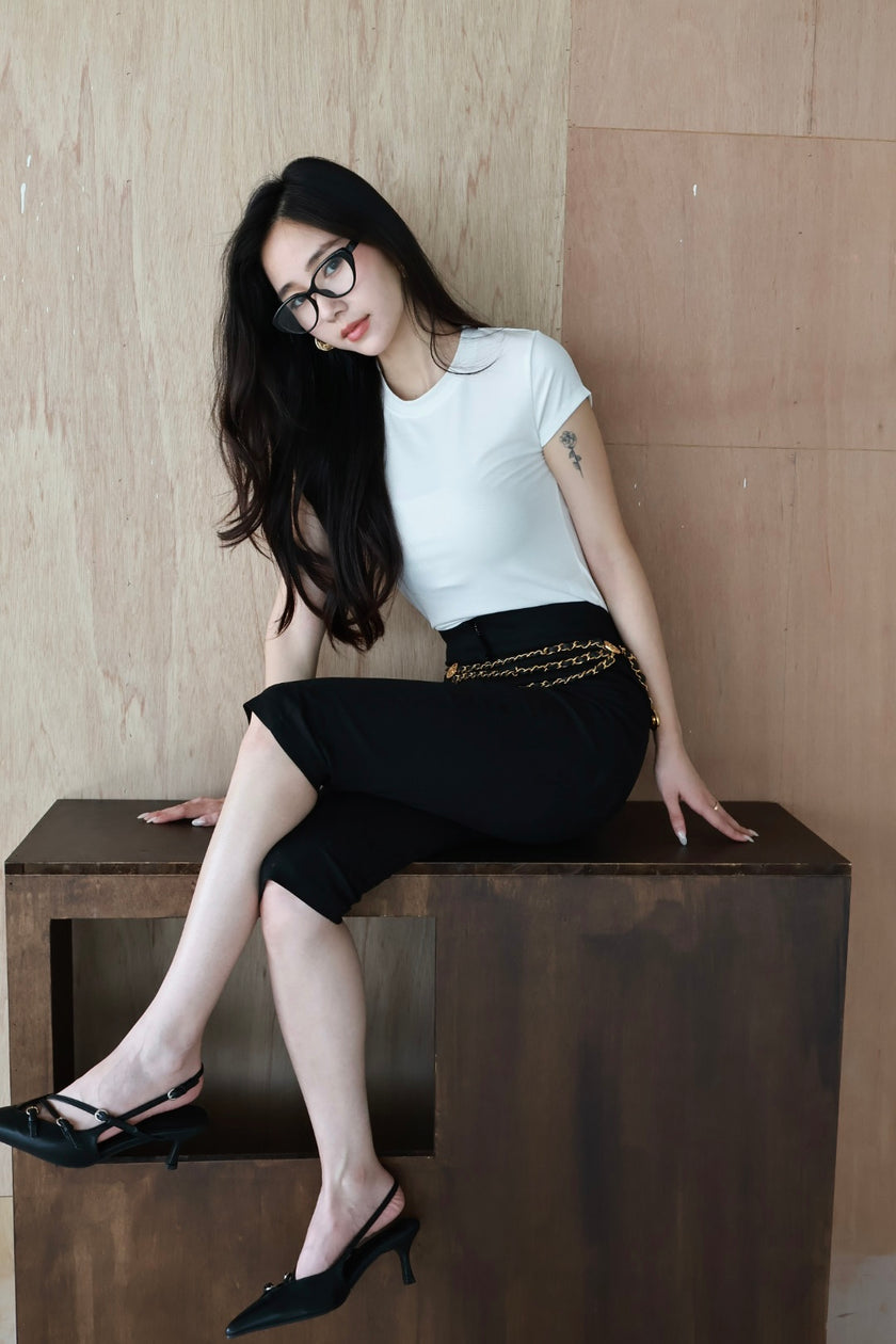 博主感基礎款Ｔ-白