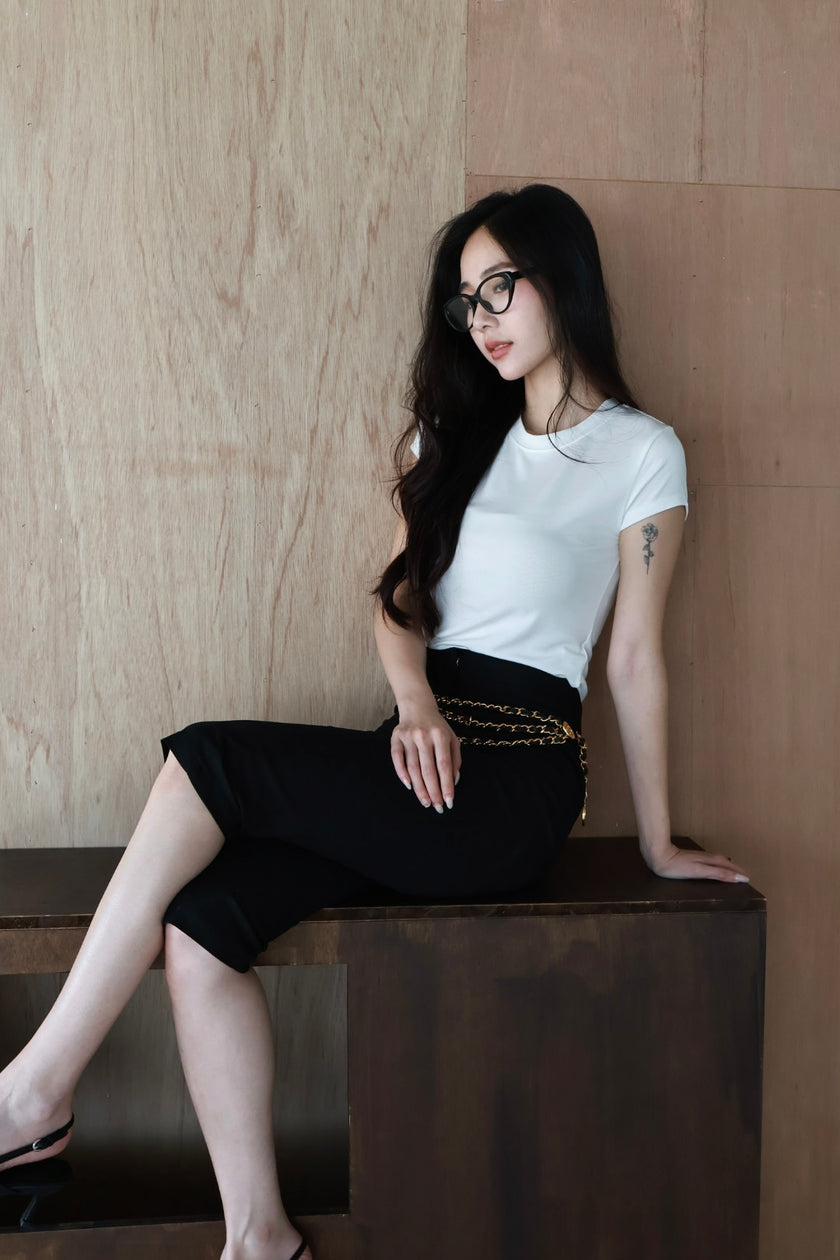 博主感基礎款Ｔ-白